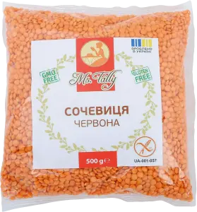Фото 2 - Сочевиця червона Ms.Tally без глютену 500 г
