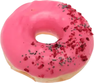 Фото 3 - Пончик Royal Donut з малиновою начинкою 65 г