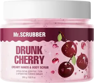 Фото 5 - Крем-скраб для рук і тіла Mr.Scrubber Drunk cherry з ароматом п`янкої вишні 250 г