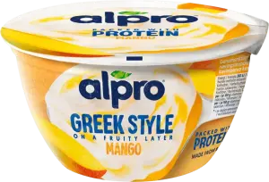 Фото 7 - Продукт соєвий ферментований Alpro Манго грецький стиль 150 г