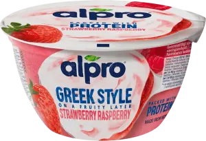 Фото 8 - Продукт соєвий ферментований Alpro Полуниця та Малина грецький стиль 150 г