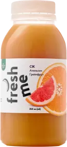 Фото 11 - Сік Fresh me апельсиновий прямого віджиму з пюре грейпфрута 250 мл