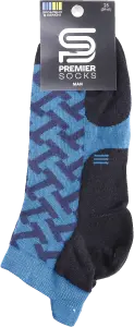 Фото 12 - Шкарпетки Premier Socks 658-3Д чоловічі спорт з 3Д бортом синій р.25