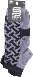 Фото 8 - Шкарпетки Premier Socks 658-3Д чоловічі спорт з 3Д бортом чорний р.27