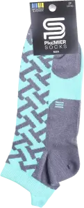 Фото 2 - Шкарпетки Premier Socks 658-3Д чоловічі спорт з 3Д бортом блакитний р.29