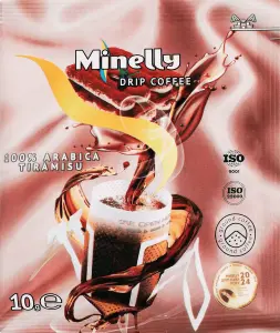 Фото 10 - Дріп-кава Minelly Тірамісу 10 г