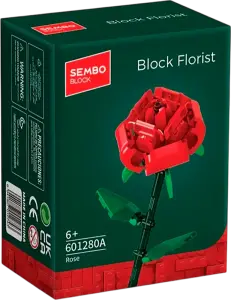 Фото 11 - Конструктор Sembo Block Block Florist Троянда