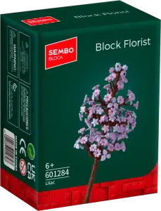 Фото 12 - Конструктор Sembo Block Block Florist Бузок 178 елементів