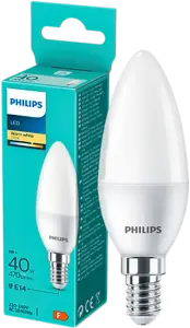 Фото 4 - Лампа Philips LED 40W B35 E14 WW FR ND 1PF/6 DISC