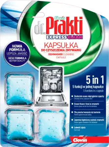 Фото 3 - Капсули для догляду за посудомийною машиною Dr.Prakti 3 шт по 18 г