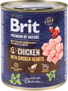 Фото 5 - Корм для собак Brit Premium з куркою та курячими серцями 800 г