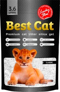 Фото 2 - Наповнювач для котів Best Cat силікагелевий білий 3.6 л