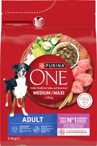 Фото 11 - Сухий корм Purina One для собак ягня та рис 2.5 кг
