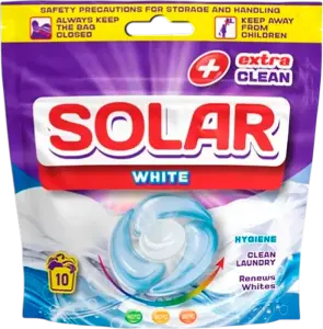 Фото 8 - Капсули для прання Solar White для білих речей 10 шт