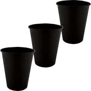 Фото 3 - Стакани паперові Allegro Total Black 110 мл 10 шт