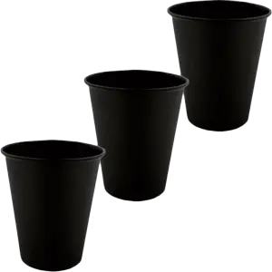 Фото 5 - Стакани паперові Allegro Total Black 250 мл 10 шт