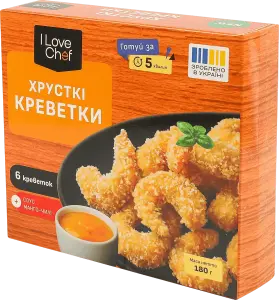 Фото 6 - Креветки I Love Chef з соусом манго-чилі 180 г