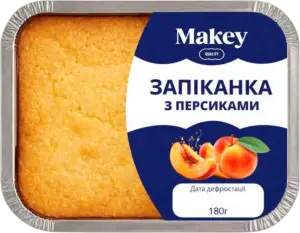 Фото 8 - Запіканка Макей сирна з персиками 180 г