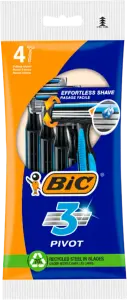 Фото 9 - Станки для гоління Bic Pivot одноразові чоловічі 4 шт