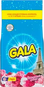 Фото 4 - Пральний порошок Gala Аква-Пудра Французький аромат автомат 3 кг
