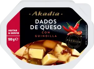 Фото 2 - Сир Akadia з перцем чилі 45% 100 г