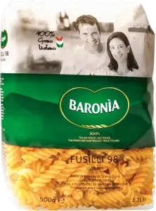 Фото 5 - Макаронні вироби Baronia Fusilli 500 г