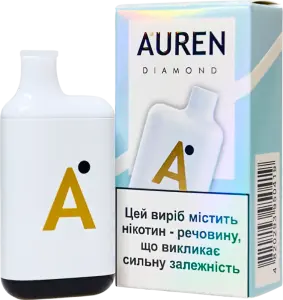 Фото 3 - Одноразова електронна сигарета Auren Diamond з рідиною 2 мл