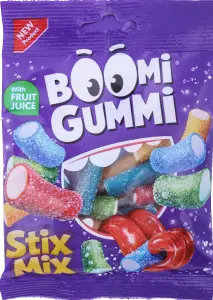 Фото 7 - Цукерки желейні Boomi Gummi Stix Mix 70 г