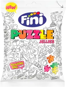 Фото 10 - Цукерки желейні Fini Puzzle 90 г