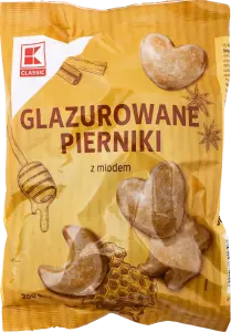Фото 1 - Пряники K-Classic медові глазуровані 200 г