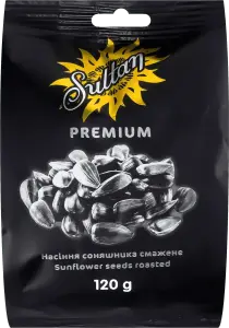 Фото 5 - Насіння соняшника Sultan Premium смажене 120 г