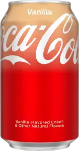 Фото 1 - Напій Coca-Cola Ваніль безалкогольний газований 355 мл