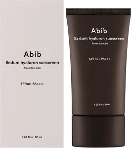 Фото 1 - Сонцезахисний крем Abib Sedum Hyaluron Sunscreen Protection Tube SPF 50+ PA++++ 50 мл