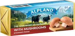 Фото 4 - Сир ALPLAND плавлений з грибами 20% 64 г