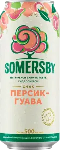 Фото 3 - Сидр Somersby Персик та Гуава 500 мл