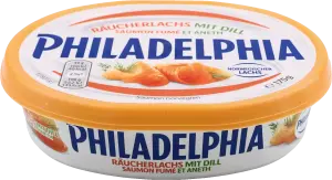 Фото 4 - Крем-сир Philadelphia з копченим лососем та кропом 30% 175 г