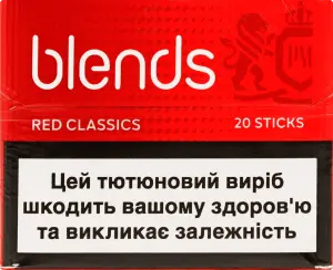 Фото 1 - Виріб тютюновмісний Blends Red classics S50 PRR для нагрівання 20 шт