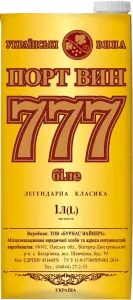 Фото 9 - Вино Порт Вин 777 біле зі смаком яблука 1 л