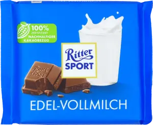 Фото 9 - Шоколад Ritter Sport молочний з альпійським молоком 100 г