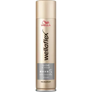 Фото 3 - Лак для волосся Wellaflex Shine & Hold 5 Ultra Strong Hold 400 мл