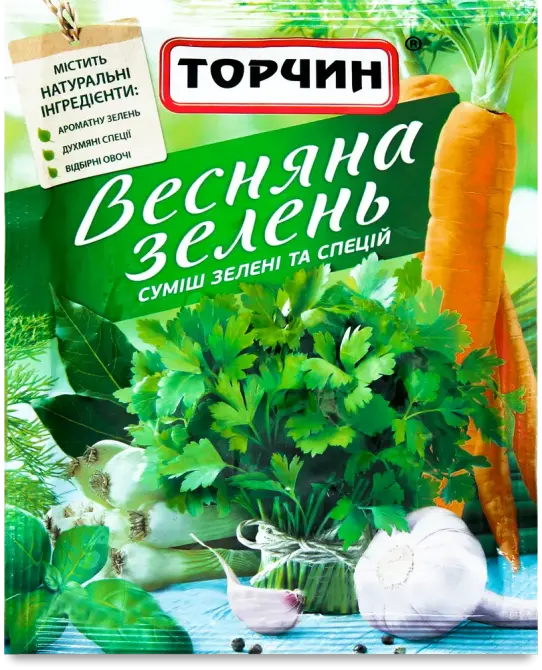 ひなっち　緑t2本 Приправа Торчин Весняна зелень до перших та других страв 25 г