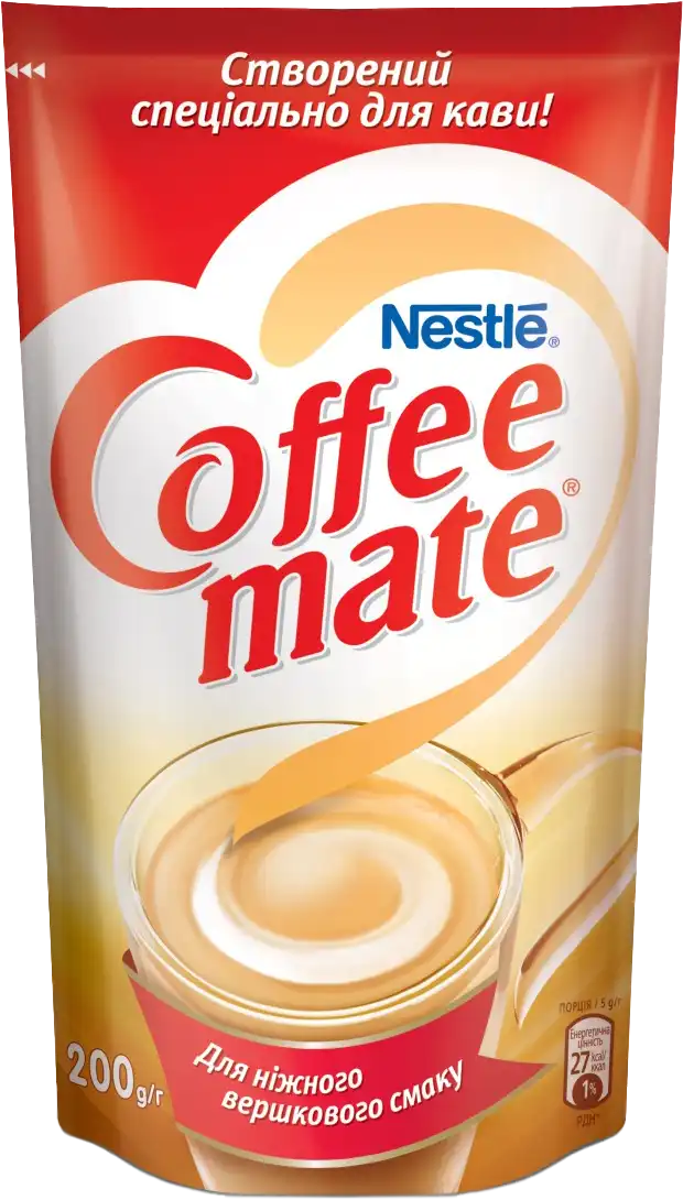 Фото 1 - Вершки рослинні Nestle Coffee-mate сухі 200 г