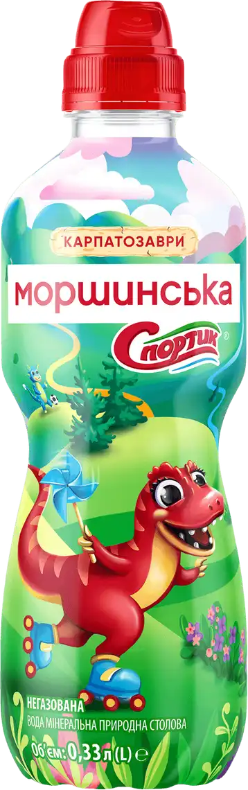 Фото 1 - Природна вода Моршинська Спортік негазована 0.33 л