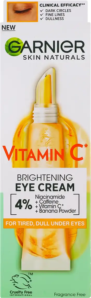 Фото 1 - Крем Garnier Skin Naturals Vitamin C для шкіри навколо очей 15 мл