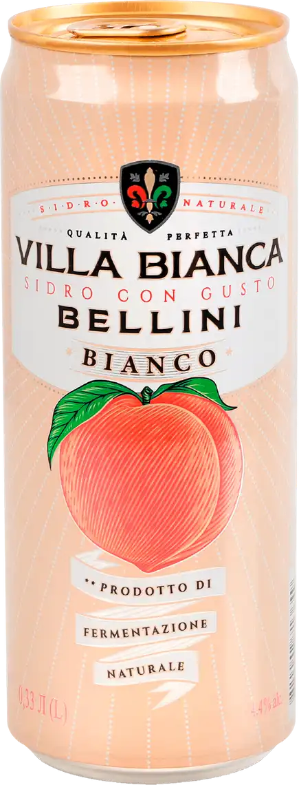 Фото 1 - Сидр Villa Bianca Bellini зі смаком Фраголіно 330 мл