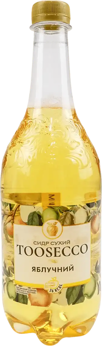 Фото 1 - Сидр TooSecco зі смаком яблука сухий 750 мл