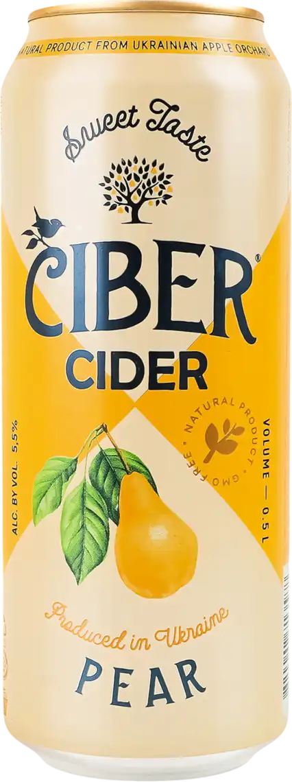 Фото 2 - Сидр Ciber зі смаком Груша 0,5 л