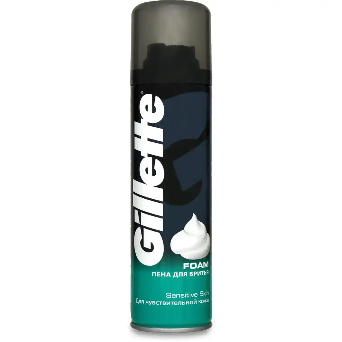 Піна для гоління Gillette Foam Sensitive Skin Для чутливої ​​шкіри 200 мл