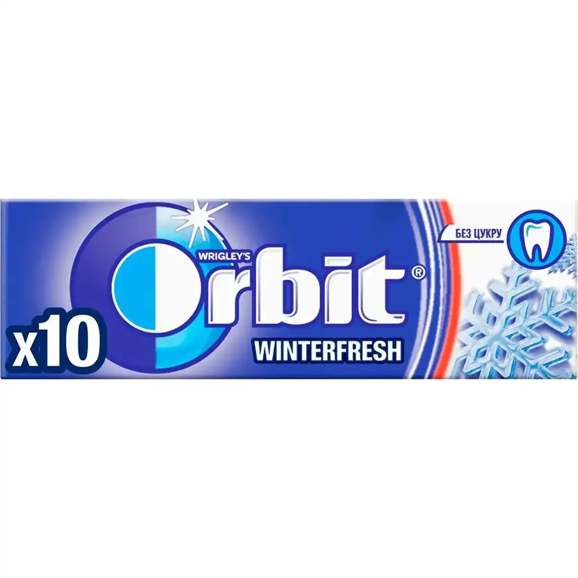 Гумка Orbit Winterfresh з ароматом ментолу без цукру 14 г