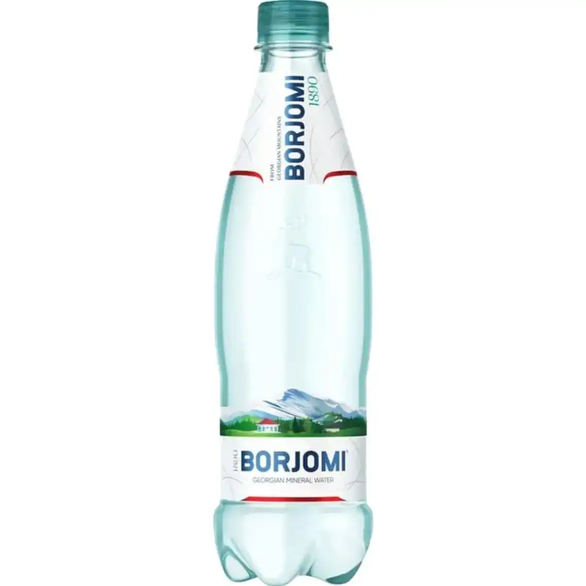 Вода Borjomi мінеральна сильногазована 0,5 л